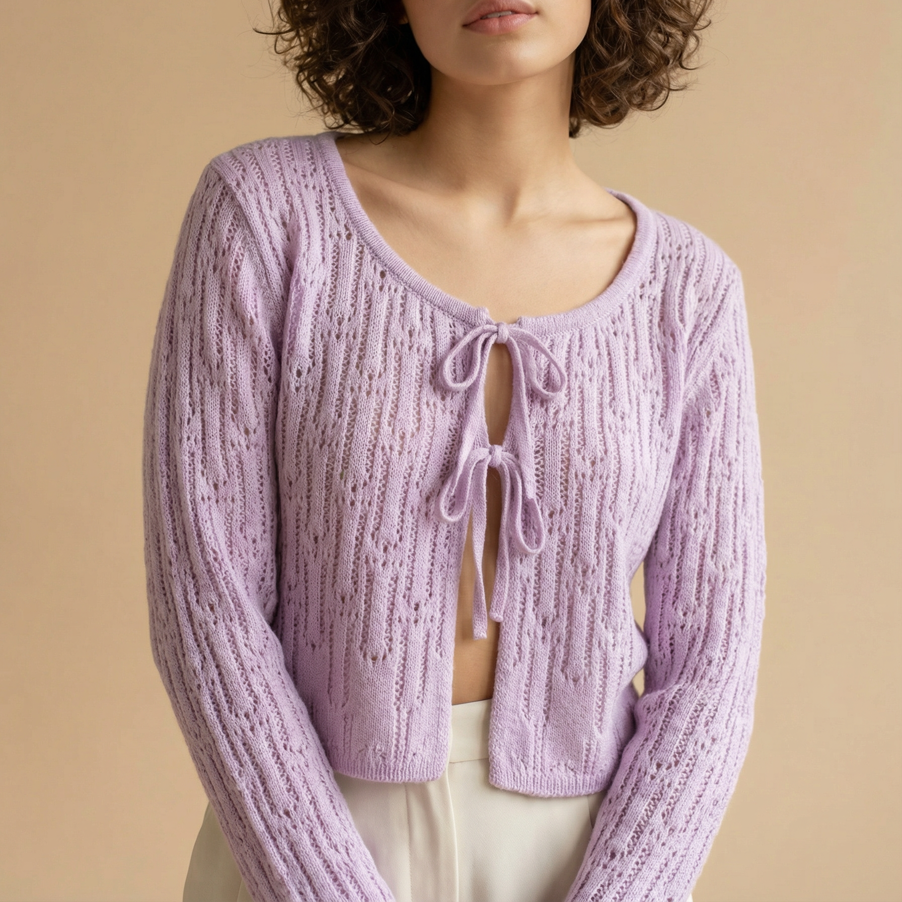 Cardigan Calado Aurora