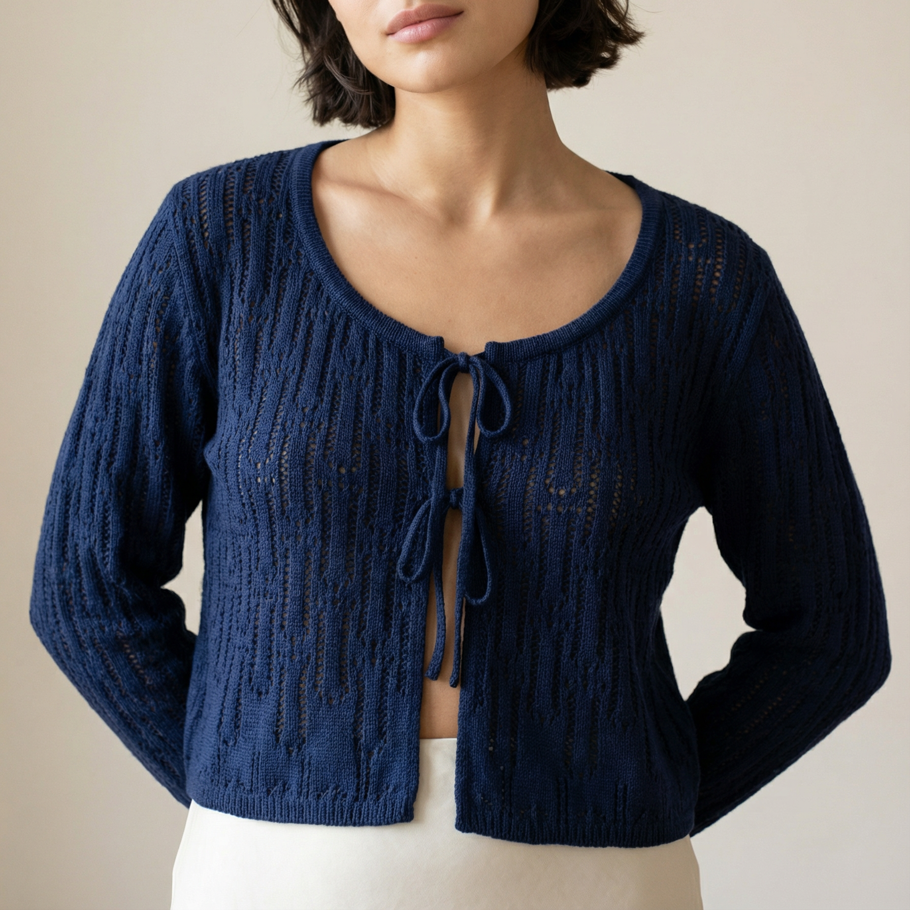 Cardigan Calado Aurora