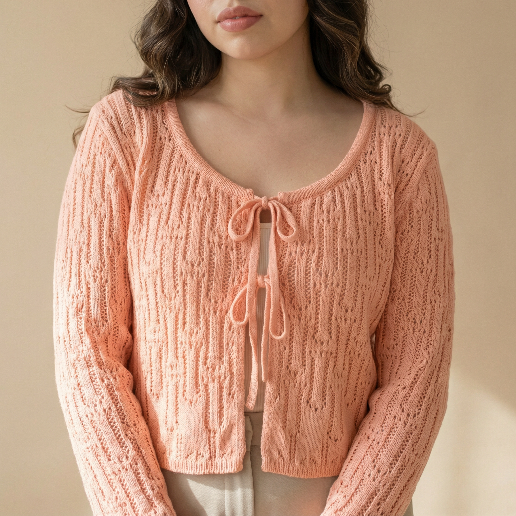 Cardigan Calado Aurora