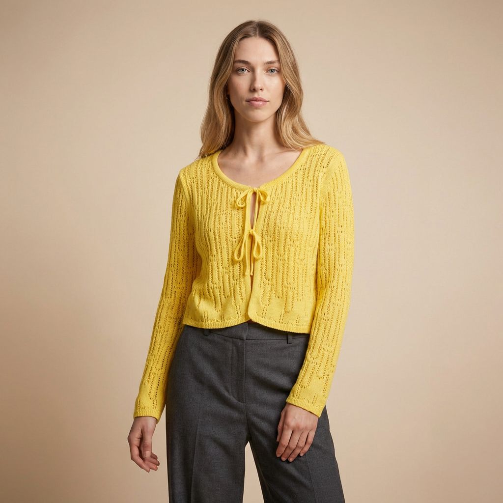 Cardigan Calado Aurora